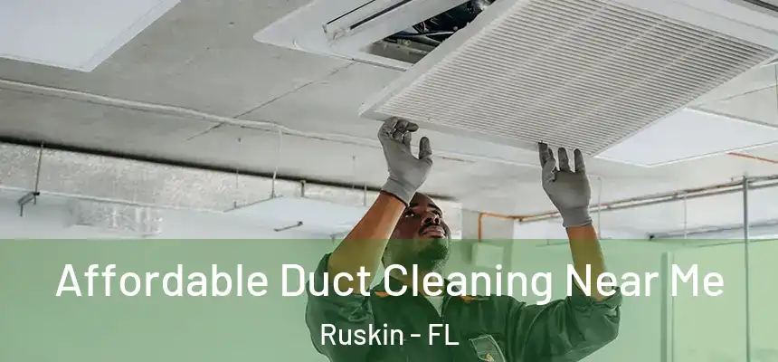 Affordable Duct Cleaning Near Me Ruskin - FL