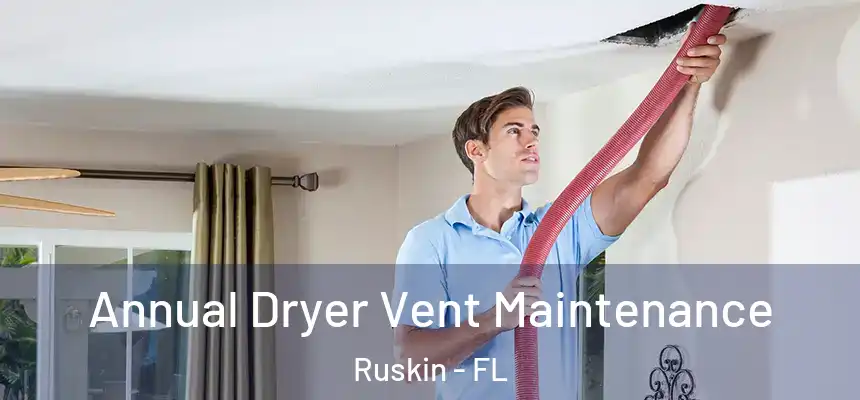  Annual Dryer Vent Maintenance Ruskin - FL
